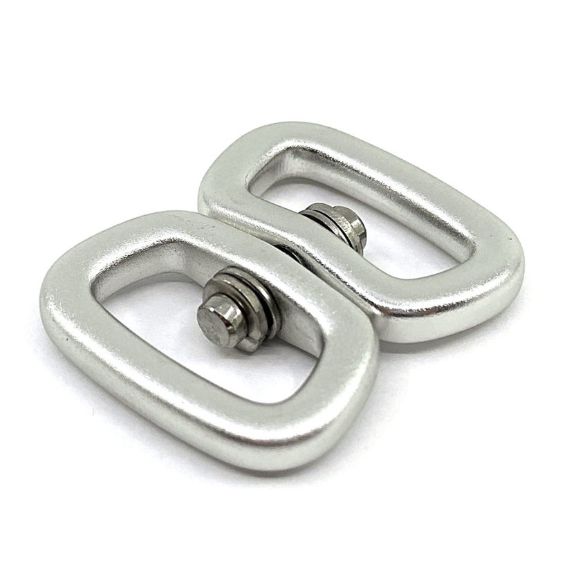 Forgó összekötő ezüst színű 51x20mm