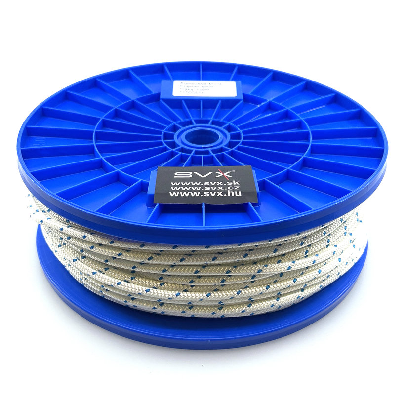 PES indítókötél TORNADO 16 szál 5mm–100m fehér-kék