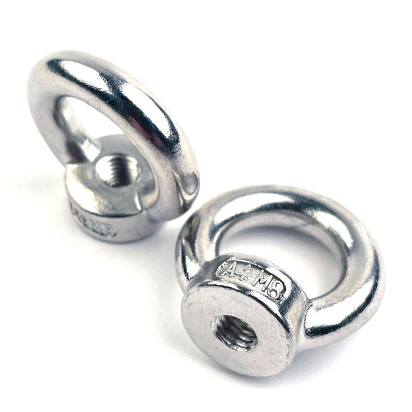 Rozsdamentes acél függesztőanya DIN 582 A4 M6