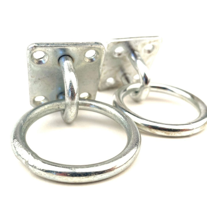 Lemez szemmel és gyűrűvel horganyzott 35x40mm