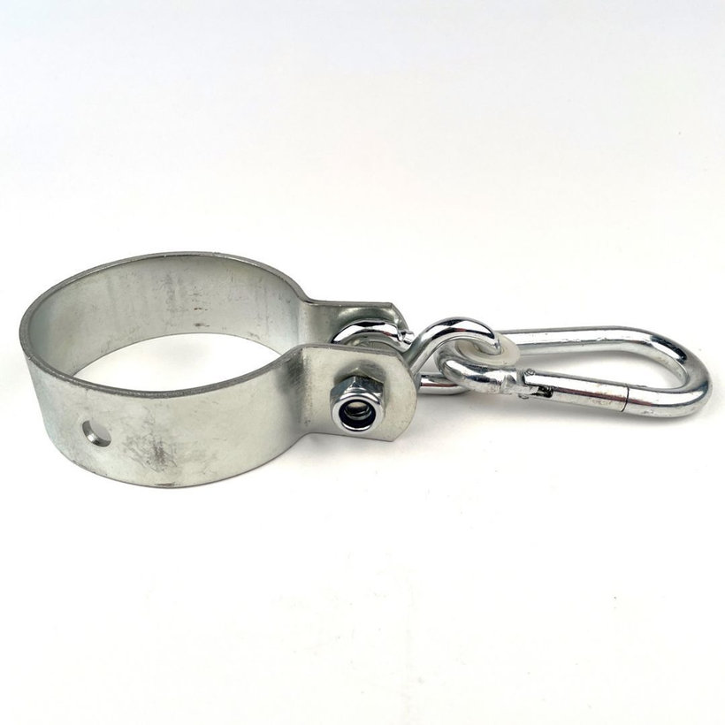 Hinta tartó bilincs karabinerrel zn 120mm