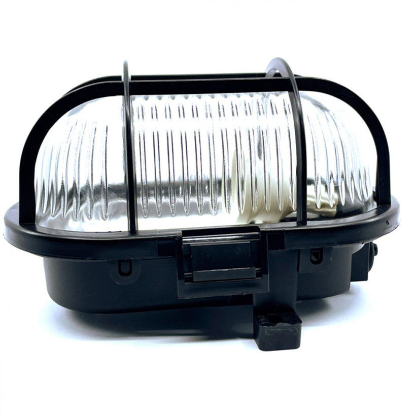 Color ovális lámpa fekete