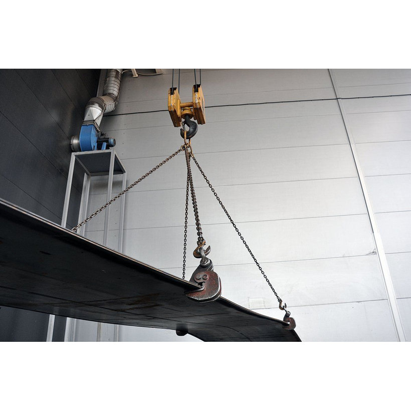 Láncos felfüggesztés szem-4 kampó 80 o. rövidítővel (2 m, 11200/8000 kg, 13 mm)