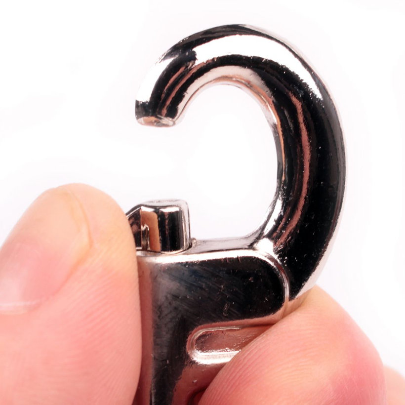 Forgó karabiner formázással D Ni 80x20mm