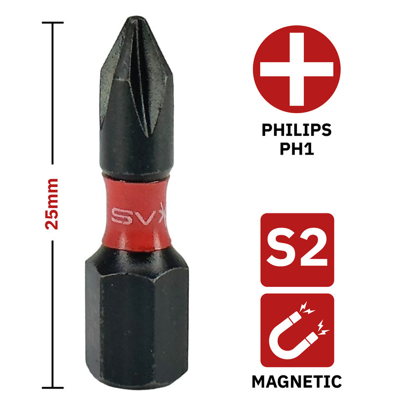 Bit mágneses PH1x25 mm