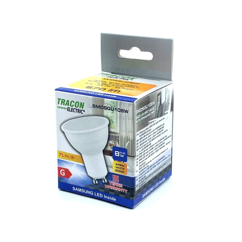 LED izzó GU10 - meleg - chippel