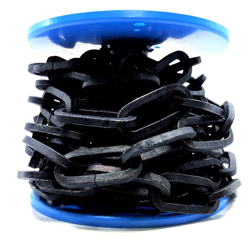 Dekoratív lánc/fekete 8mm