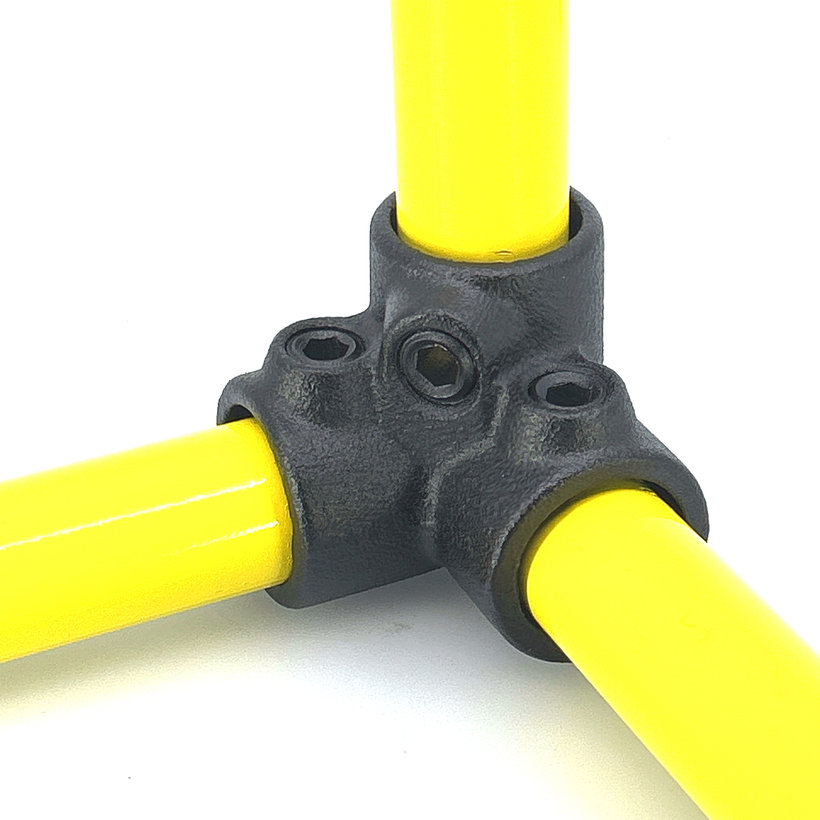 Kötőelem háromágú 27 mm - fekete