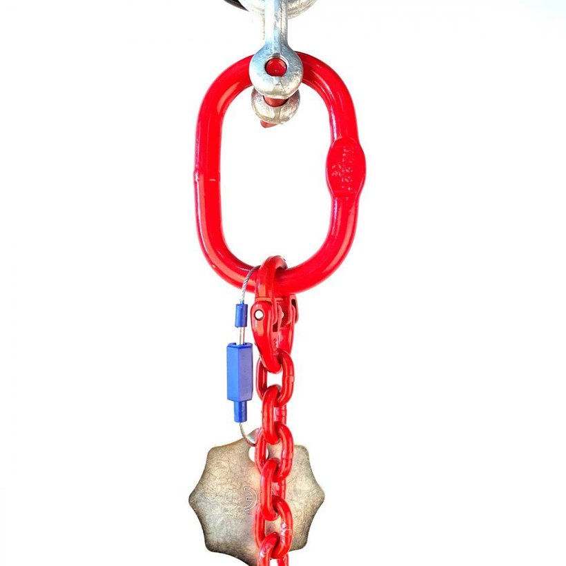 Láncos felfüggesztés szem-szem 80 o. rövidítővel (2 m, 1120 kg, 6 mm)