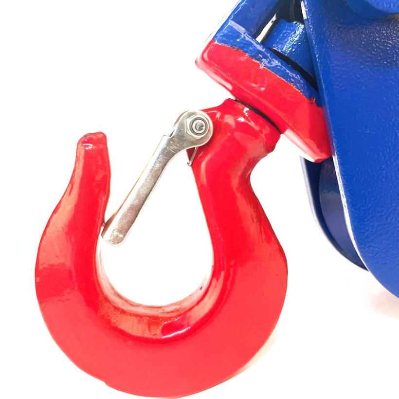 Nagy teherbírású csiga kampóval 10-12/75mm-2T