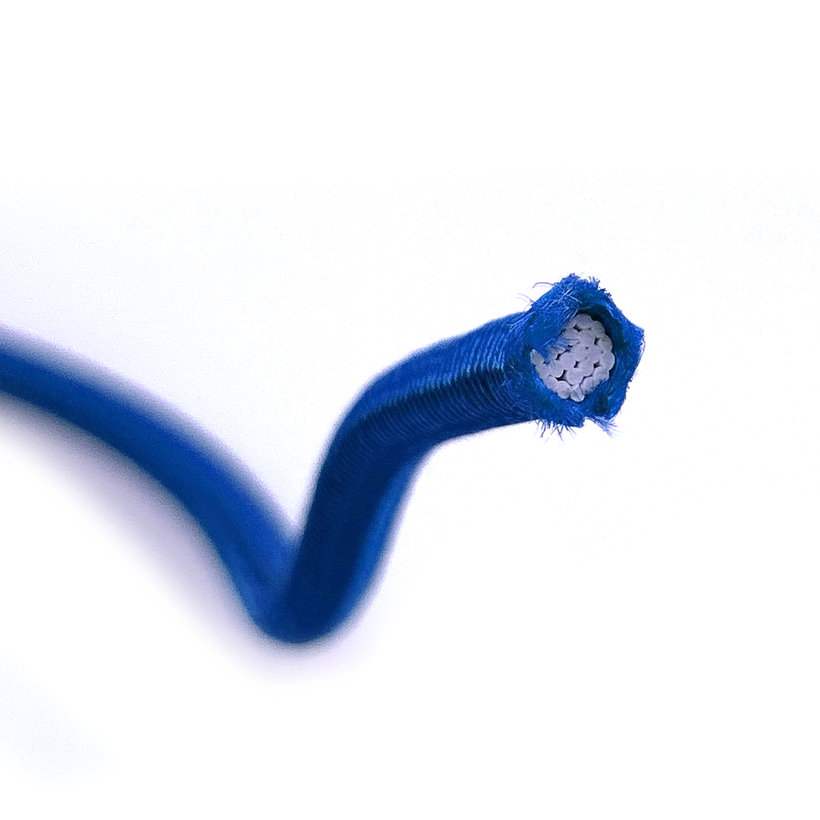 Gumikötél gumi maggal kék PP 5mm