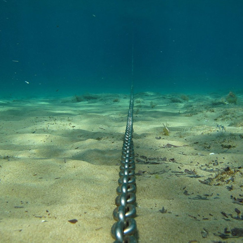 Rozsdamentes acél lánc DIN 766 AISI316 3mm