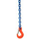 Láncos felfüggesztés szem-kampó 100 o. rövidítővel (7 m, 4000 kg, 10 mm)