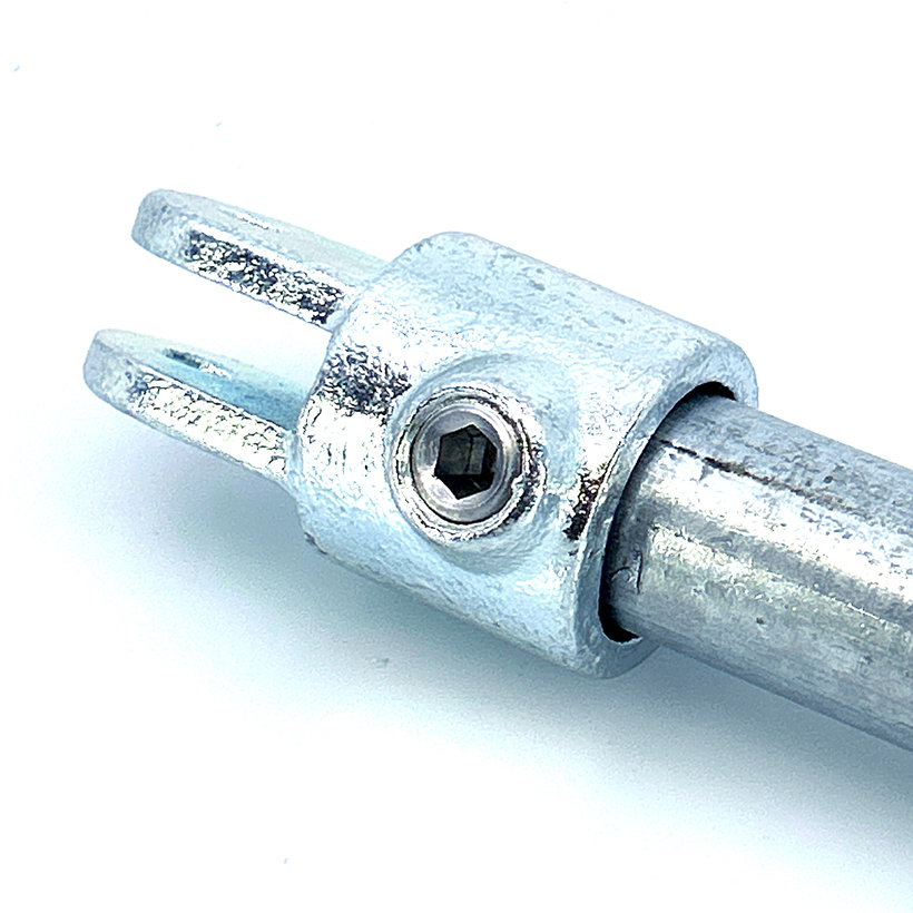 Paneltámogató csatlakozó 27 mm - horganyzott