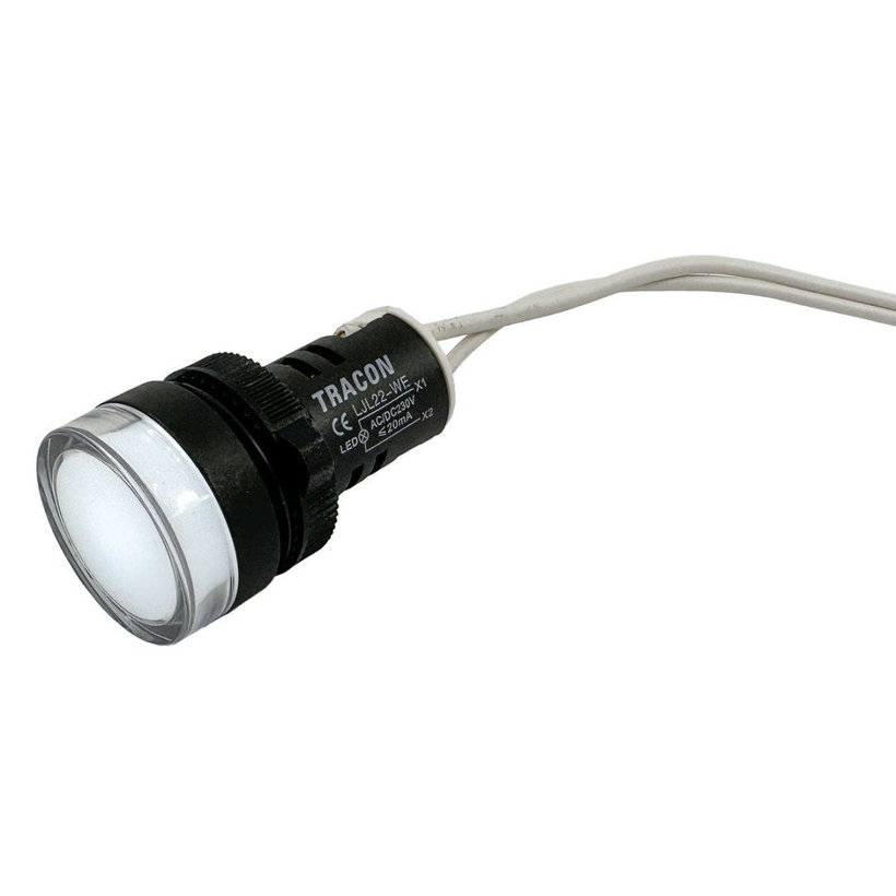 Zöld LED jelzőfény 16 mm