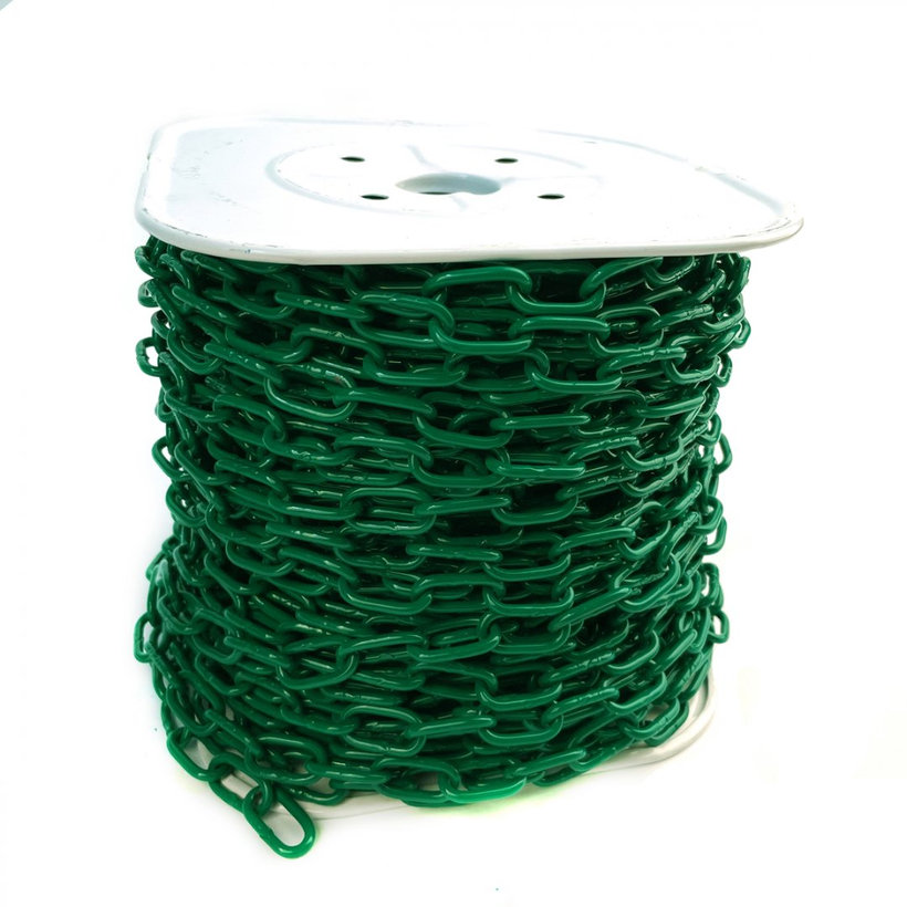 Klasszikus lánc színes, orsón/zöld 3mm