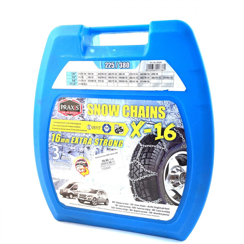 Hólánc 16mm 4WD 220