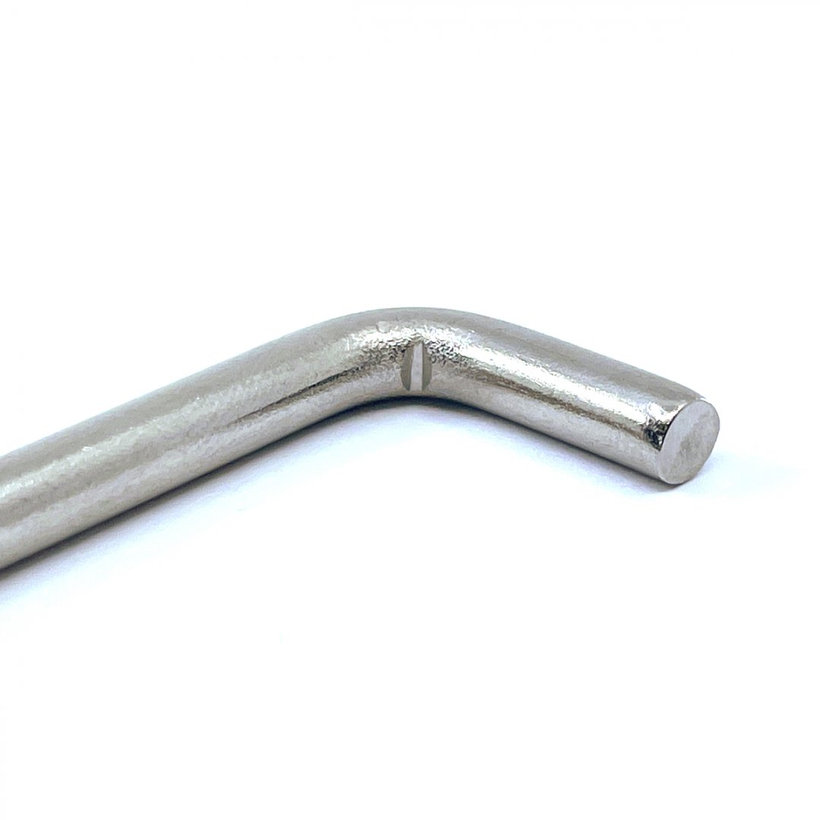 Rozsdamentes acél kampó csavarral 30 mm