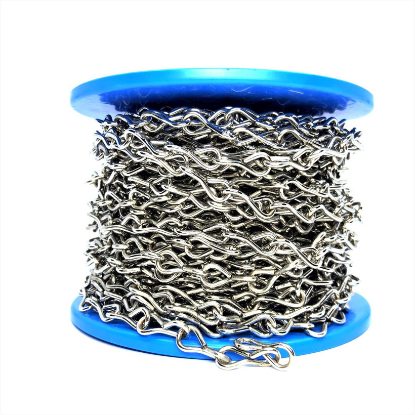 Óra lánc D nikkelezett 1,3mm