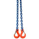 Láncos felfüggesztés szem-2 kampó 100 o. rövidítővel (6,5 m, 14000/10000 kg, 16 mm)