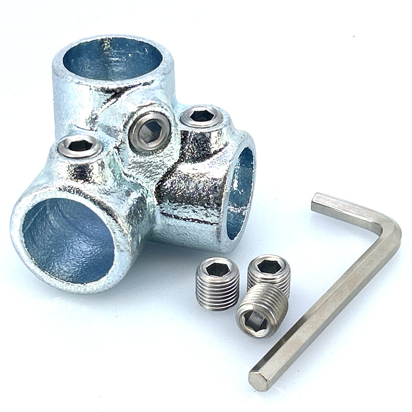 Kötőelem háromágú 27 mm - horganyzott