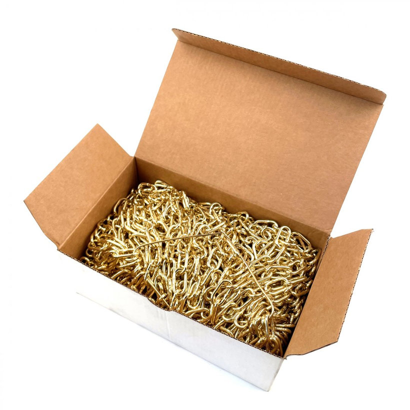 Dekoratív lánc sárga cink 2,2mm