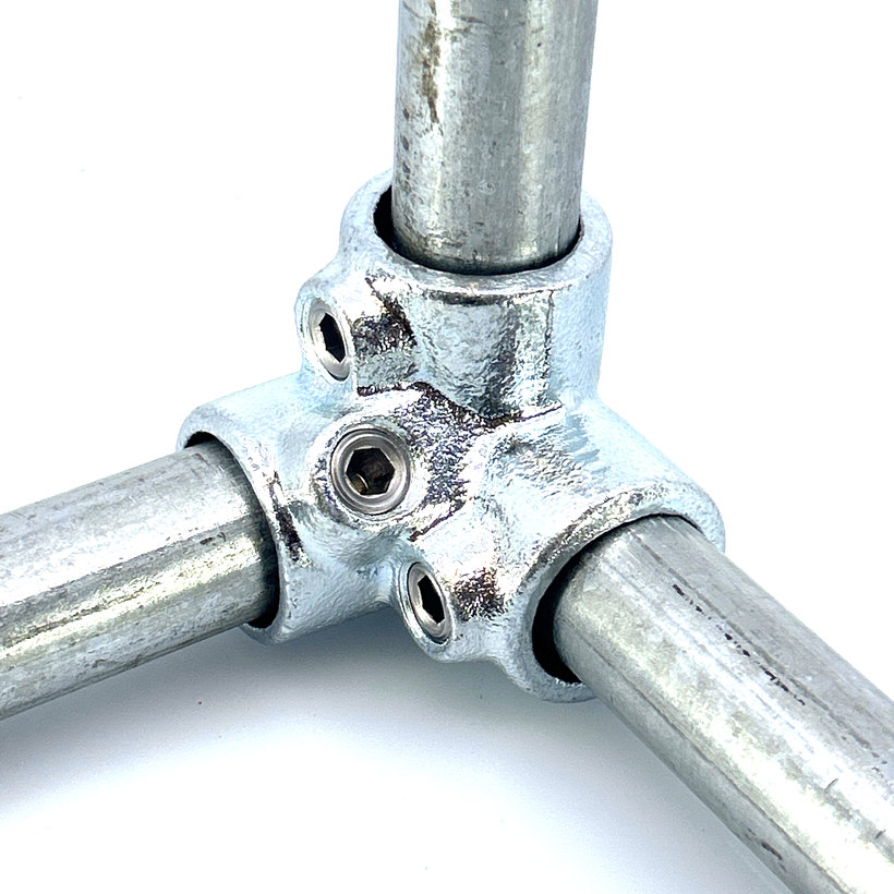 Kötőelem háromágú 27 mm - horganyzott