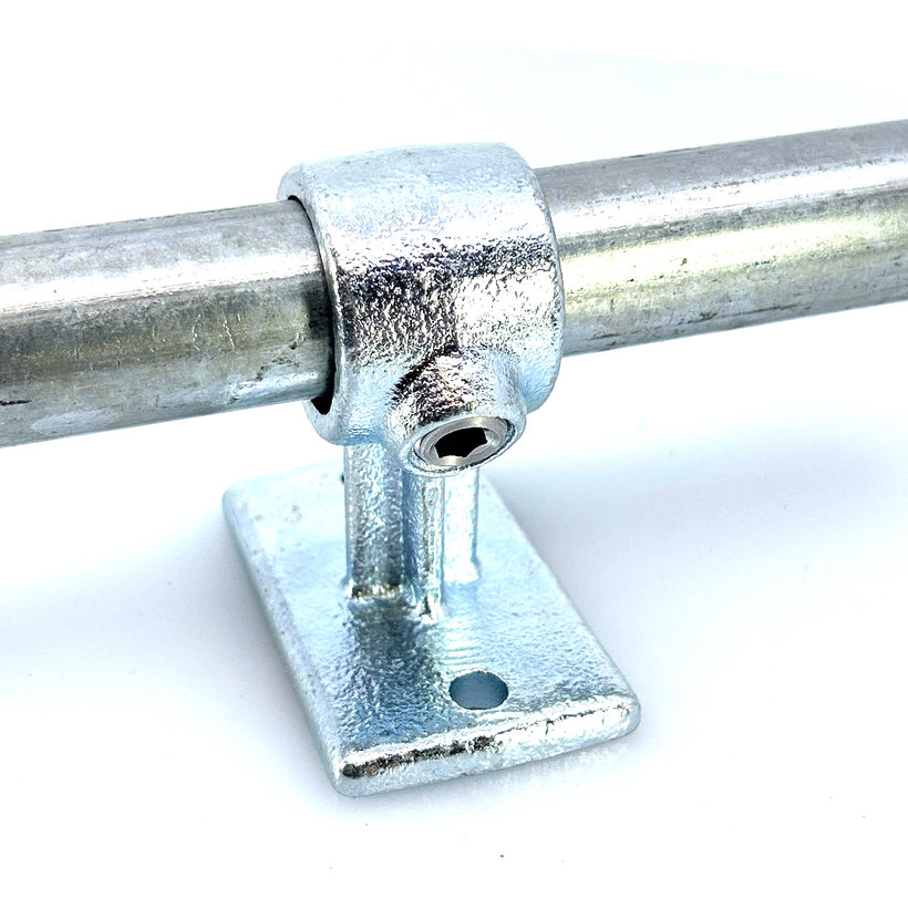 Csatlakozó korlátra 27 mm - horganyzott