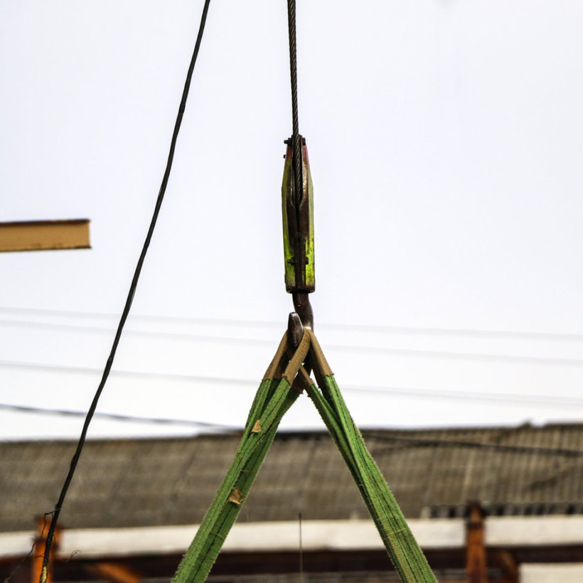 Szem/szem - emelőszíj Zöld 2T/10M