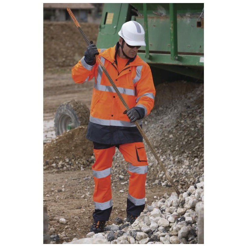 Fényvisszaverő kabát RUNWAY narancssárga S