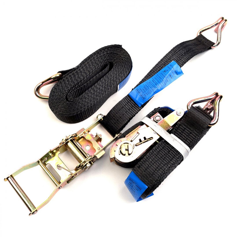 Racsnis rögzítő heveder fekete 5T-6M