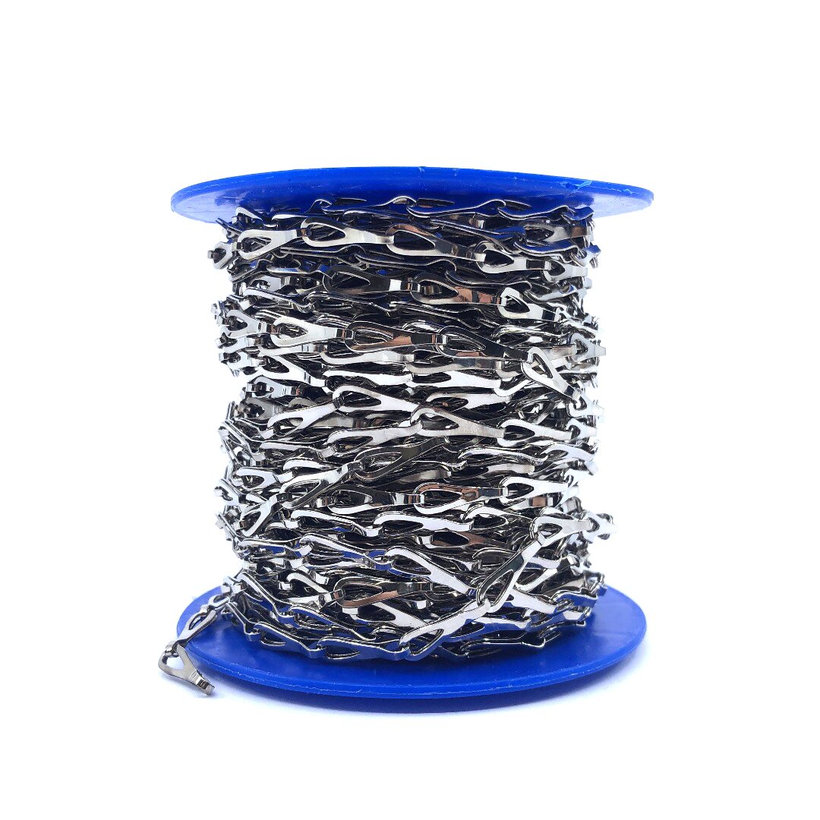 Patentos lánc nikkelezett sárgaréz A 0,3mm