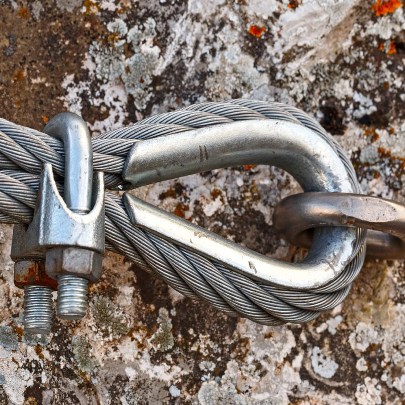 Kötélszív DIN 6899B horganyzott 10 mm