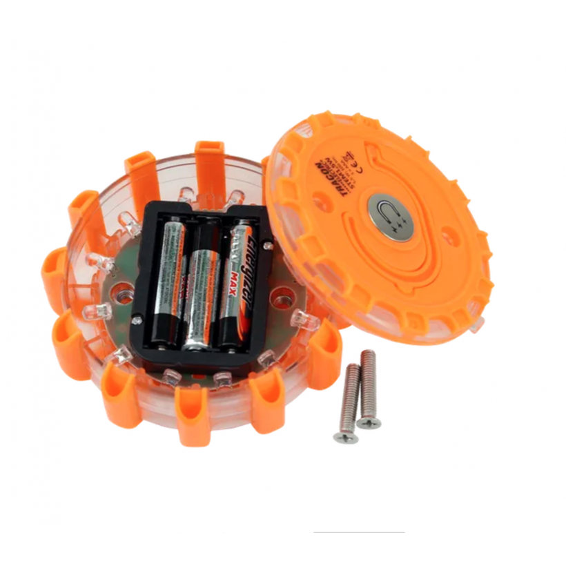 Autós vészjelző lámpa, elemes 1,5W