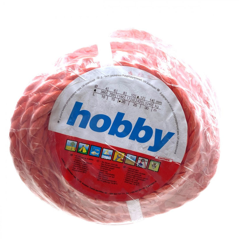 Polipropilén csavart kötél 30 m