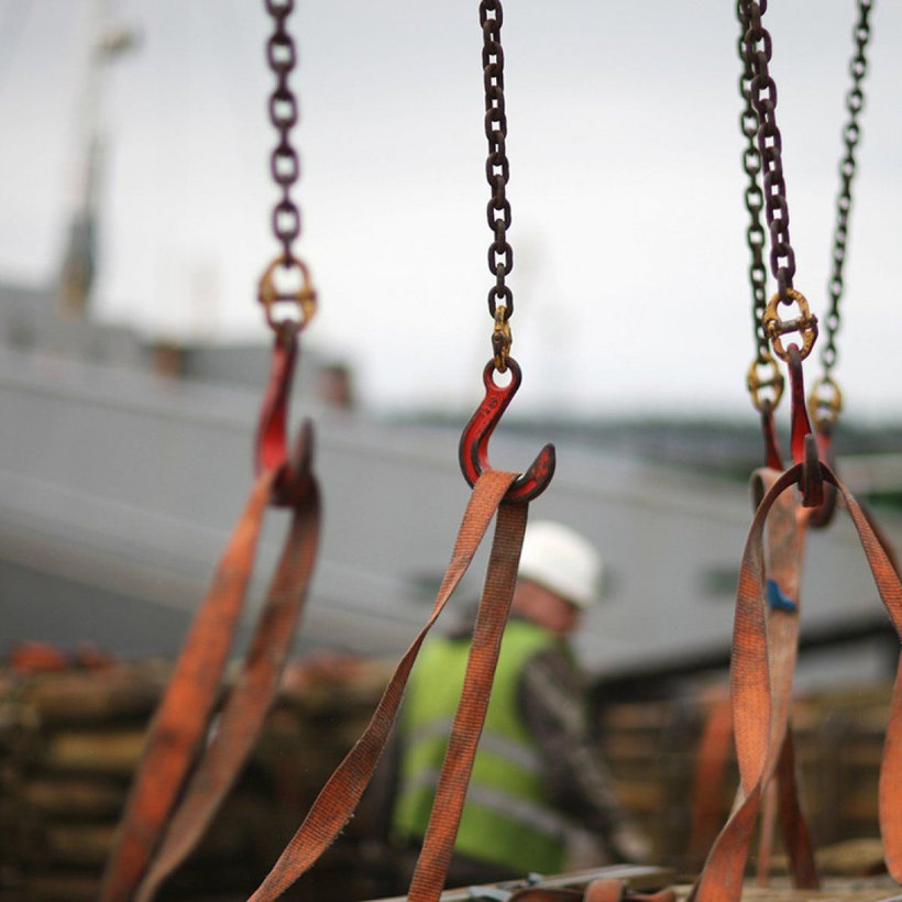 Láncos felfüggesztés szem-2 kampó 80 o. rövidítővel (6 m, 2800/2000 kg, 8 mm)