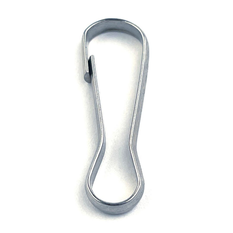 Karabiner rozsdamentes acél simplex A2 30 mm