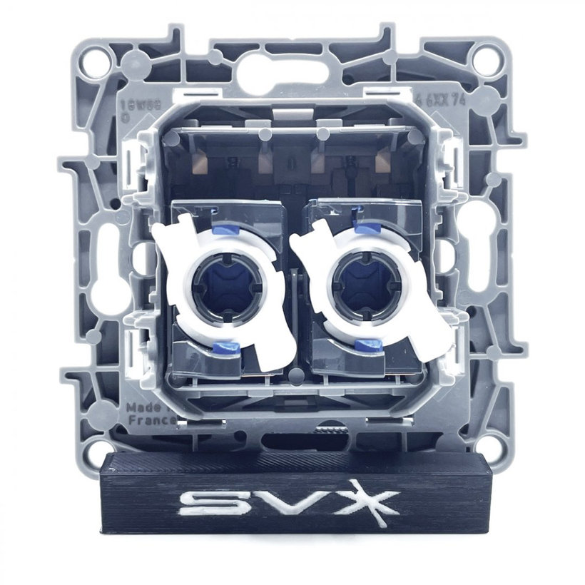 Niloé adataljzat 2xRJ45 6. kategória UTP fehér