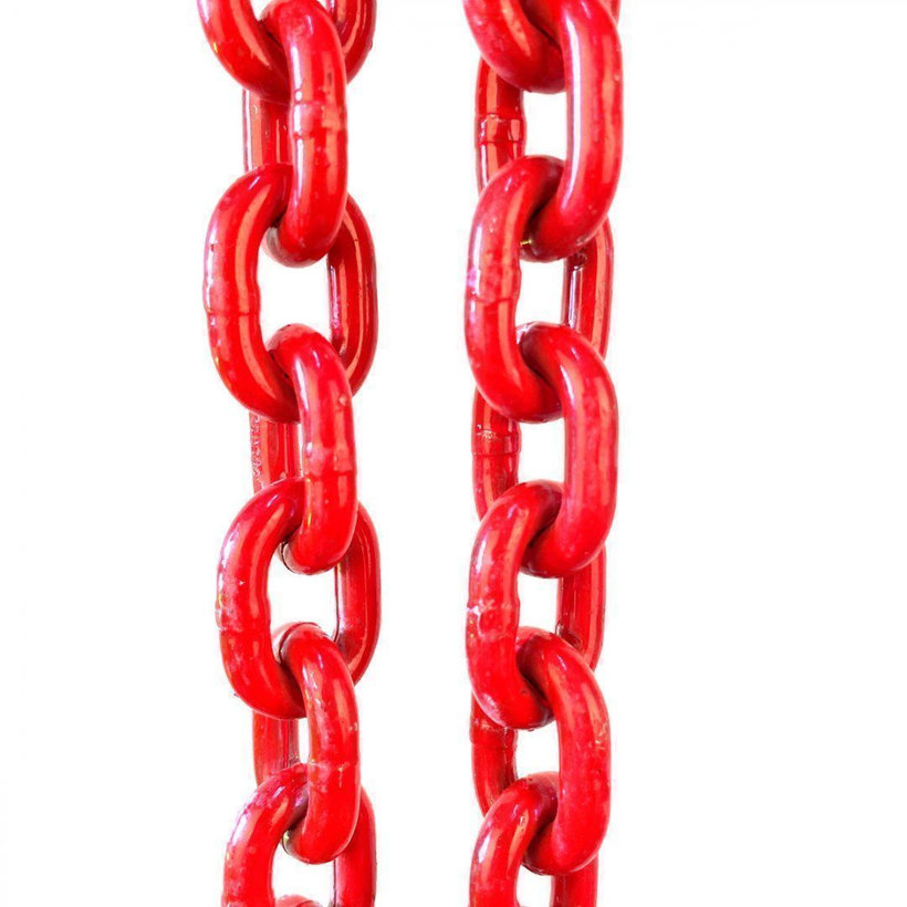 Láncos felfüggesztés szem-2 kampó 80 o. rövidítővel (6 m, 12000/8000 kg, 16 mm)