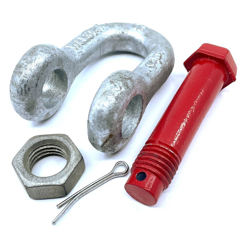 Szilárd kengyel D alakú, csavarral 1T