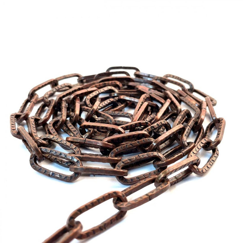 Dekoratív lánc kovácsolt barnított 2,8mm