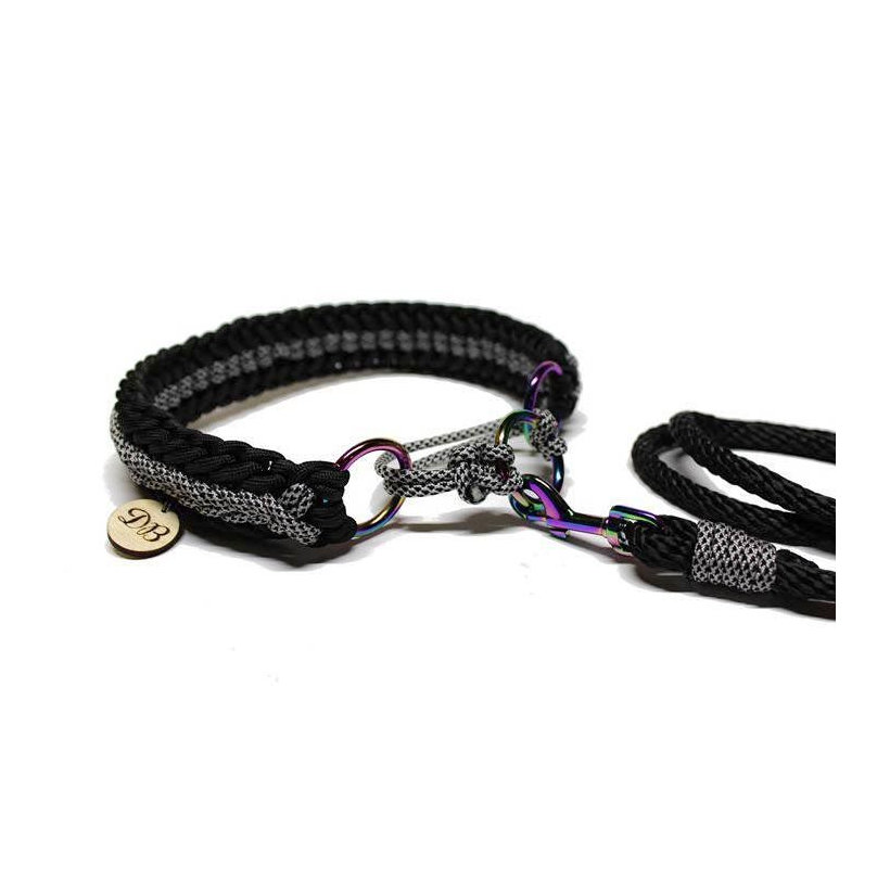 Forgó karabiner szivárványos 90x20mm