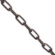 Dekoratív lánc kovácsolt barnított 4mm