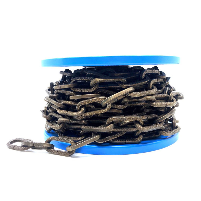 Dekoratív lánc kovácsolt barnított 2mm