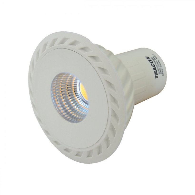 Fényerő-szabályozható LED spot fényforrás COB GU10 5W - hideg fehér
