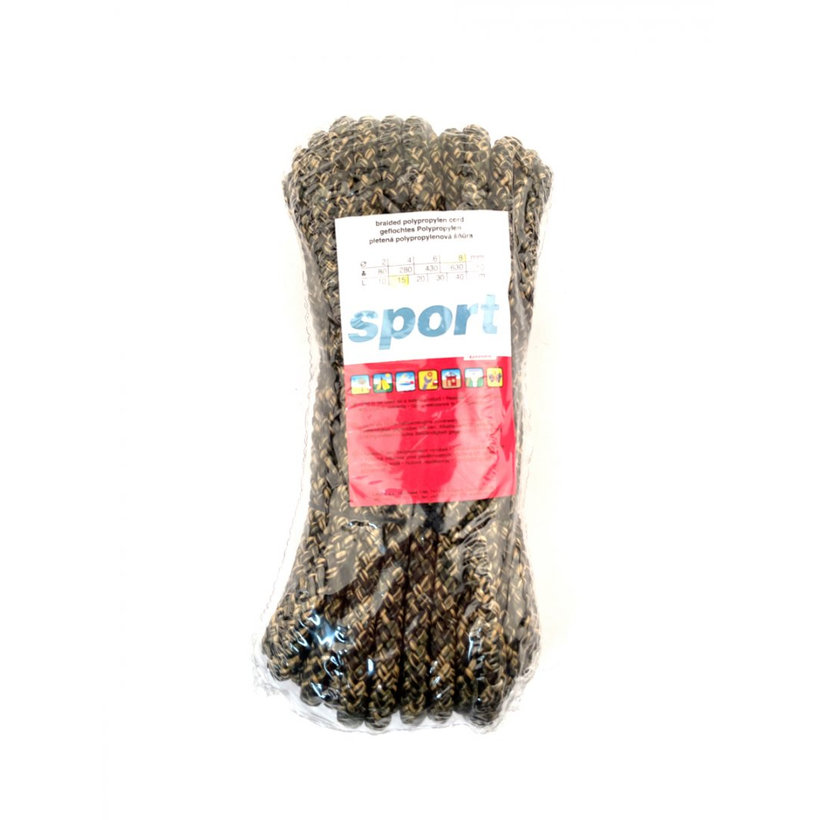 Polipropilén zsinór kötött mag nélkül színes 20 m 6mm