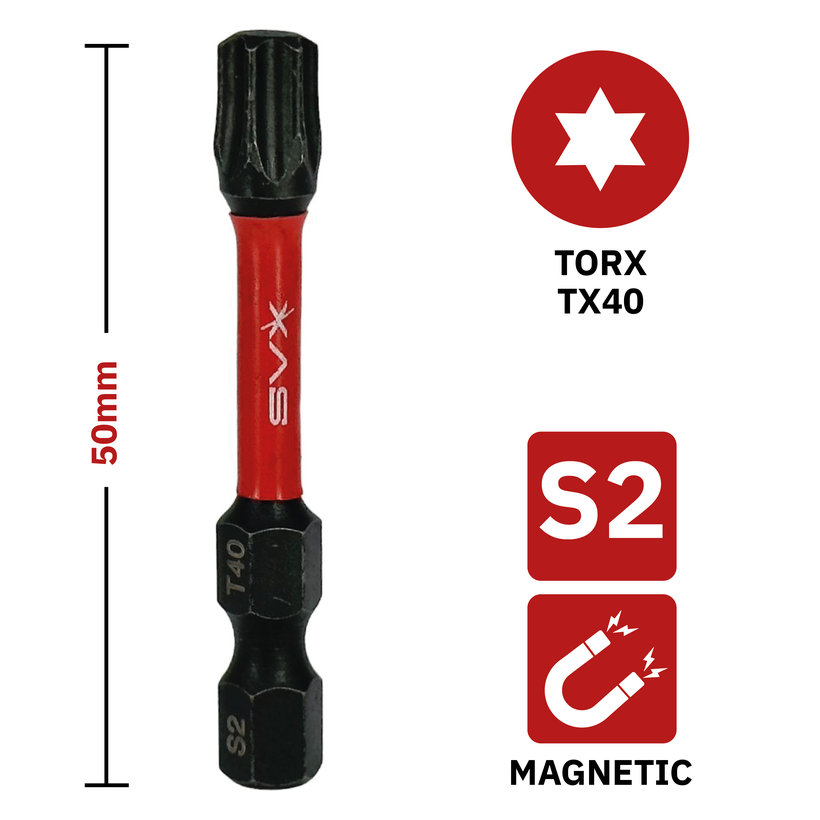 Bit mágneses TX40x50 mm