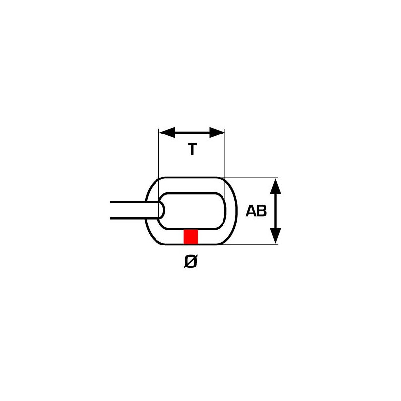 Klasszikus lánc színes, orsón/fehér 3mm