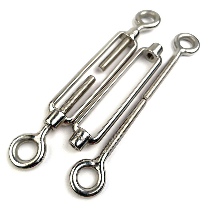 Rozsdamentes acél feszítő szem-szem A4 M8