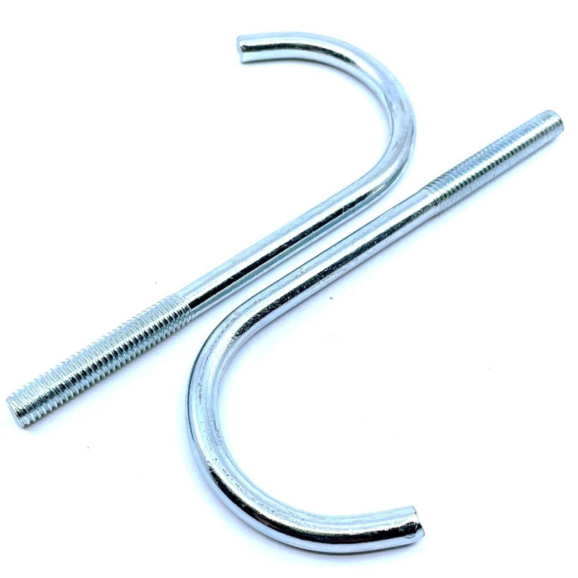 Tetőfedő kampó J alakú M8x150mm